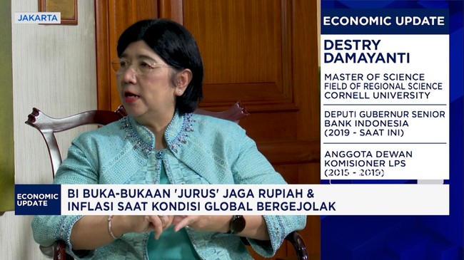 Video: DGS Destry Damayanti Buka-bukaan Alasan BI Rate Naik 100 Bps