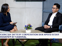 Direktur Utama Indonesia Battery Corporation, Aditya Farhan Arif dalam program CNBC Indonesia Clossing Bell di Jakarta. (CNBC Indonesia TV)