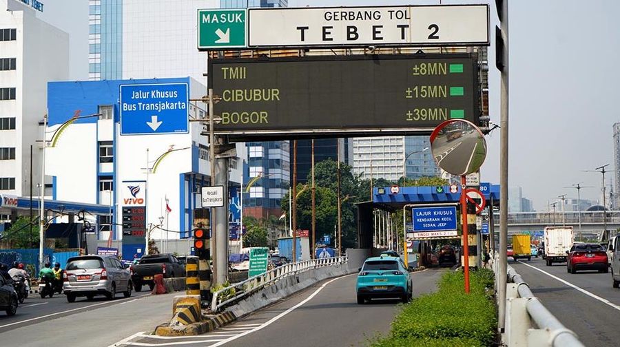 Gerbang tol Tebet di ruas Jalan Tol Dalam Kota Jakarta. (Dok. Jasa Marga)