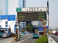 Gerbang tol Tebet di ruas Jalan Tol Dalam Kota Jakarta. (Dok. Jasa Marga)