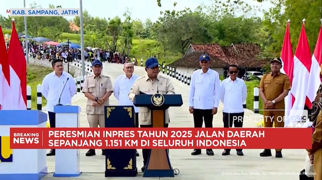 Video: Prabowo Resmikan Inpres Jalan Daerah 1.151 KM Seluruh Indonesia
