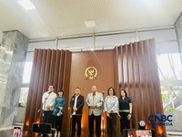 Konferensi pers terkait transportasi online di Gedung Nusantara III, kompleks parlemen, Senayan, Jakarta Pusat, Selasa (23/6/2026). (CNBC Indonesia/Romys Binekasri)