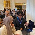 Menteri Komunikasi dan Digital (Komdigi) Meutya Hafid dalam acara Digital Ecosystem Alignment (DEAL) 2026 di Jakarta, Selasa (23/6/2026). (CNBC Indonesia/Novina Putri Bestari)