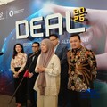 Menteri Komunikasi dan Digital (Komdigi) Meutya Hafid dalam acara Digital Ecosystem Alignment (DEAL) 2026 di Jakarta, Selasa (23/6/2026). (CNBC Indonesia/Novina Putri Bestari)