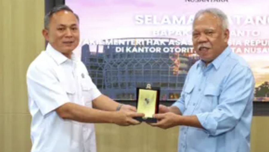 Otorita IKN menerima kunjungan Wakil Menteri Hak Asasi Manusia (HAM) RI, Mugiyanto, di Kantor Otorita IKN, Nusantara, pada Senin (22/6/2026). (Tangkapan layar instagram @OIKN)