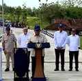 Peresmian Inpres Tahun 2025 Jalan Daerah Sepanjang 1.151 Km di Seluruh Indonesia, Selasa (23/6/2026). (Tangkapan layar Youtube Setpres RI)