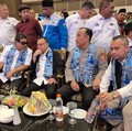 Wakil Ketua DPR RI Sufmi Dasco Ahmad saat kegiatan Rapat Kerja Nasional (Rakernas) KSPI 2026 di Jakarta, Selasa (23/6/2026). (CNBC Indonesia/Ferry Sandi)