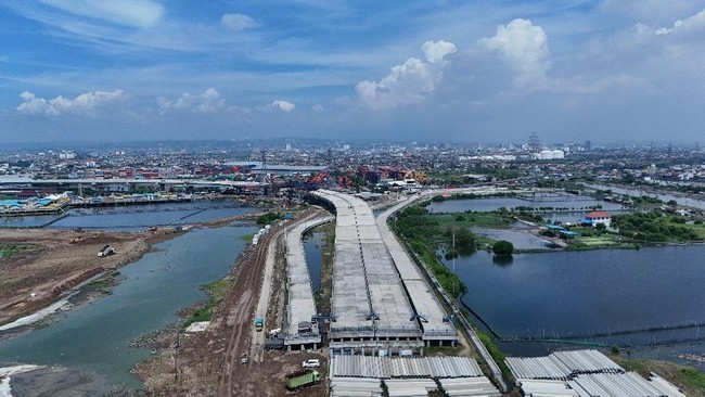 Top! WIKA Kebut Pembangunan Tol Semarang-Demak Seksi 1B