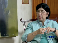 Deputi Gubernur Senior Bank Indonesia, Destry Damayanti dalam Economic Update, Selasa, (23/06/2026). (CNBC Indonesia TV)