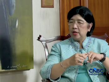 Deputi Gubernur Senior Bank Indonesia, Destry Damayanti dalam Economic Update, Selasa, (23/06/2026). (CNBC Indonesia TV)