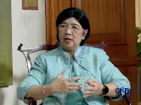 Deputi Gubernur Senior Bank Indonesia, Destry Damayanti dalam Economic Update, Selasa, (23/06/2026). (CNBC Indonesia TV)