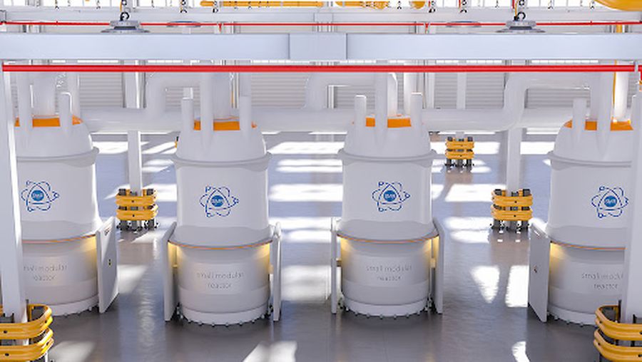 Ilustrasi Small Modular Reactor (SMR). (Istimewa)