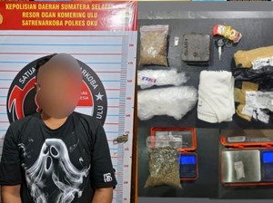 Buron Curat Asal Lampung Ditangkap di OKU, Polisi Temukan Ganja dan Sabu