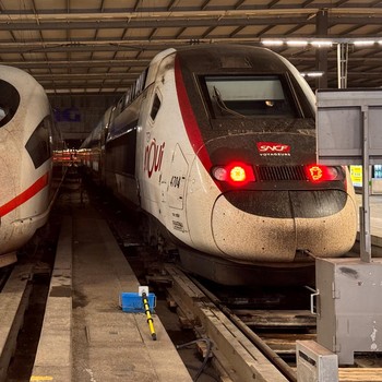 Jaringan transportasi kereta Jerman mengalami gangguan besar-besaran, Selasa (23/6/2026) malam waktu setempat. (REUTERS/Christine Uyanik)