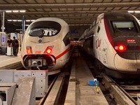 Jaringan transportasi kereta Jerman mengalami gangguan besar-besaran, Selasa (23/6/2026) malam waktu setempat. (REUTERS/Christine Uyanik)