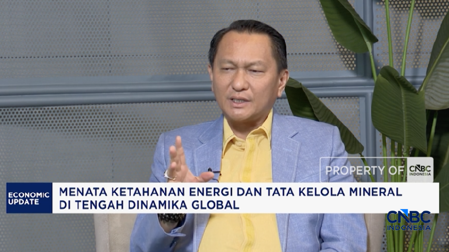 Ketua Komisi XII DPR RI, Bambang Patijaya dalam Economic Update (Selasa, 23/06/2026). (CNBC Indonesia TV)