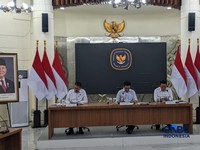 Foto: Jaksa Agung Muda Bidang Tindak Pidana Khusus Kejagung Febrie Adriansyah (paling kanan) dalam konferensi pers update Penyelamatan Aset dan Optimalisasi Keuangan Negara melalui Penegakan Hukum dan Perbaikan Tata Kelola di Auditorium kantor Badan