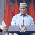 Mentan Amran Sulaiman Hadiri Puncak Pekan Nasional Petani Nelayan XVII 2026, Gorontalo, Rabu (24/6/2026). (Tangkapan layar youtube Setpres RI)