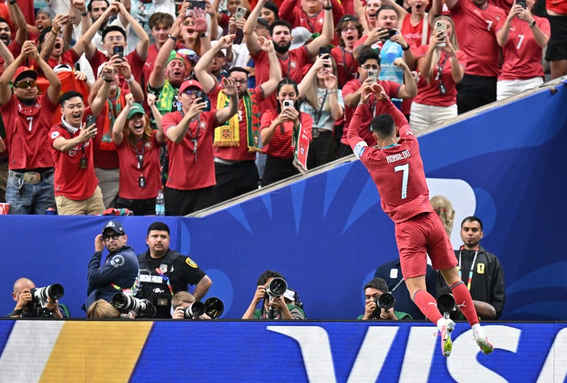 Portugal berhasil mengalahkan Uzbekistan 5-0 pada laga kedua Grup K di Stadion Houston, Texas, Amerika Serikat, Rabu (24/6/2026) dini hari. (IMAGN IMAGES via Reuters/TROY TAORMINA)