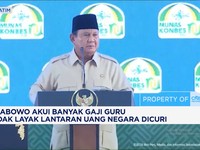 Prabowo Akui Banyak Gaji Guru Tidak Layak Lantaran Uang Negara Dicuri