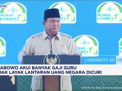 Prabowo Akui Banyak Gaji Guru Tidak Layak Lantaran Uang Negara Dicuri