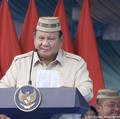 Foto: Presiden Prabowo Subianto menghadiri acara Puncak Pekan Nasional Petani dan Nelayan XVII 2026, Gorontalo, Rabu (24/6/2026). (Tangkapan layar YouTube Sekretariat Presiden)