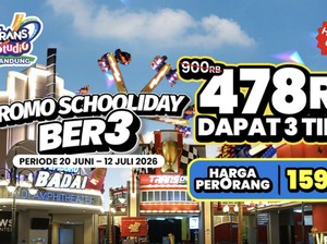 Cuma 150 Ribuan Per Orang, Promo Schooliday Trans Studio Bandung Berakhir Sebentar Lagi!