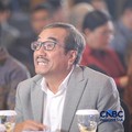 Anggota Dewan Energi Nasional 2026–2030, Mohamad Fadhil Hasan saat menyampaikan pemaparan dalam Energy Forum Singosari Ballroom-Hotel Borobudur, Jakarta, Kamis (25/6/2026). (CNBC Indonesia/Faisal Rahman)