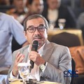 Anggota Dewan Energi Nasional 2026–2030, Mohamad Fadhil Hasan saat menyampaikan pemaparan dalam Energy Forum Singosari Ballroom-Hotel Borobudur, Jakarta, Kamis (25/6/2026). (CNBC Indonesia/Faisal Rahman)
