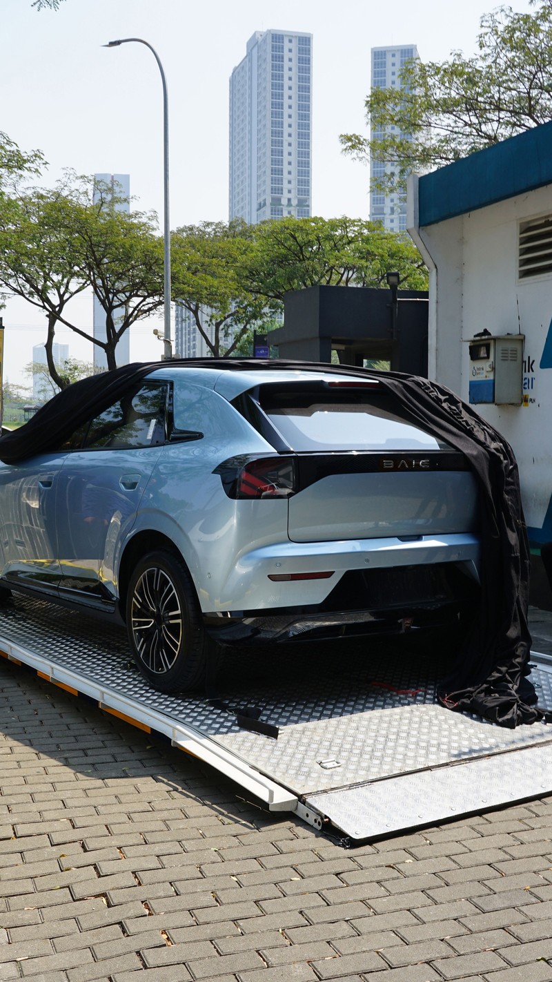 Peluncuran BAIC T1 di BAIC Alam Sutera, Kamis (9/7/2026). (CNBC Indonesia/Ferry Sandi)