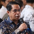 Direktur Jenderal Minyak dan Gas Bumi, Kementerian ESDM, Laode Sulaeman saat menyampaikan pemaparan dalam Energy Forum di Singosari Ballroom-Hotel Borobudur, Jakarta, Kamis (25/6/2026). (CNBC Indonesia/Faisal Rahman)