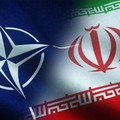 Foto kolase Bendera NATO dan Iran. (Dok. Freepik)