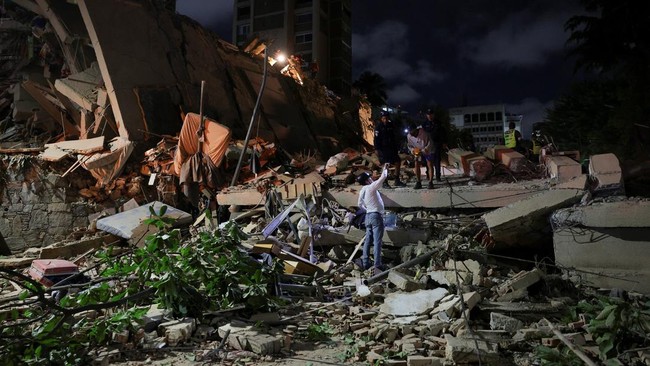Potret Gempa Venezuela M 7,5, Situasi Chaos-Korban "Menggunung"