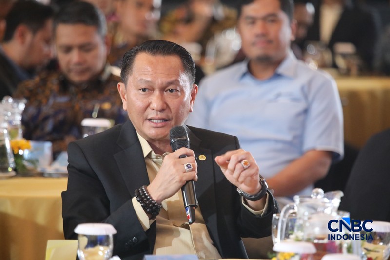 Suasana acara Energy Forum di Singosari Ballroom-Hotel Borobudur, Jakarta, Kamis (25/6/2026). (CNBC Indonesia/Faisal Rahman)