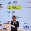 Menteri ESDM, Bahlil Lahadalia saat menyampaikan pemaparan dalam Energy Forum di Singosari Ballroom-Hotel Borobudur, Jakarta, Kamis (25/6/2026). (CNBC Indonesia/Faisal Rahman)