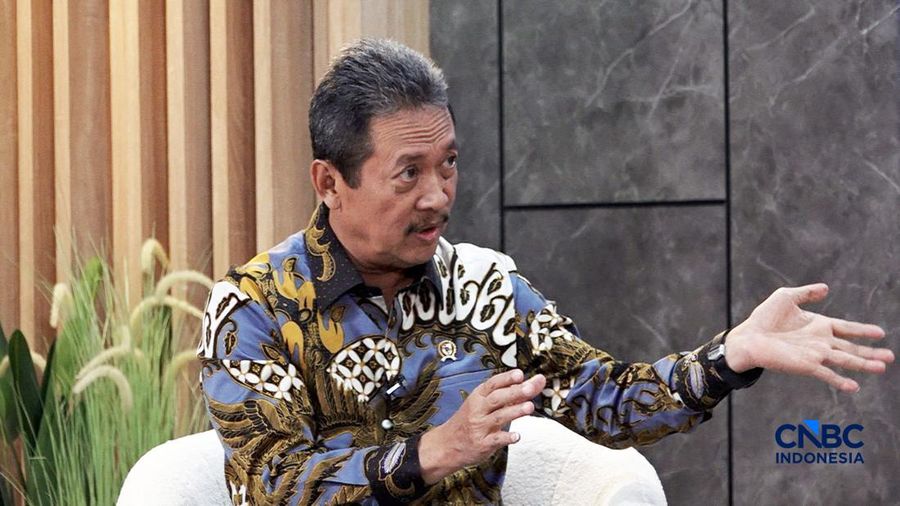Menteri Kelautan dan Perikanan Sakti Wahyu Trenggono. (CNBC Indonesia TV)