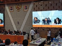 Raker Komisi V DPR RI dengan Eselon I Kementerian PKP, Kamis (25/6/2026). (CNBC Indonesia/Ferry Sandi)