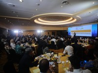 Suasana acara Energy Forum di Singosari Ballroom-Hotel Borobudur, Jakarta, Kamis (25/6/2026). (CNBC Indonesia/Faisal Rahman)