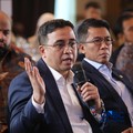 Wakil Direktur PT Pertamina Persero, Oki Muraza saat menyampaikan pemaparan dalam Energy Forum di Singosari Ballroom-Hotel Borobudur, Jakarta, Kamis (25/6/2026). (CNBC Indonesia/Faisal Rahman)