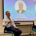 Wakil Ketua MPR Eddy Soeparno saat menjadi narasumber utama dalam sesi fireside chat pada rangkaian London Climate Week 2026 yang berlangsung di Imperial College London, Inggris. (Dok. Tim Media Eddy Soeparno)