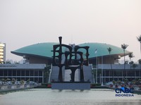 Foto: Gedung Nusantara di Kompleks Parlemen, Senayan, Jakarta. (CNBC Indonesia/Faisal Rahman)