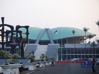 Gedung Nusantara di Kompleks MPR, DPR, DPR (Parlemen RI), Jakarta. (CNBC Indonesia/Faisal Rahman)