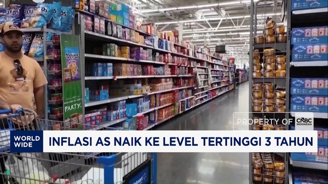 Video: Inflasi AS Naik ke Level Tertinggi 3 Tahun