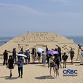 Menjelajahi BTS THE CITY ARIRANG dengan Galaxy S26 Ultra. (CNBC Indonesia/Fergi Nadira)