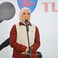 Menteri Komunikasi dan Digital Meutya Hafid saat mengunjungi Pameran Foto Jurnalistik Antara bertema Perisai Tunas di Antara Heritage Center, Jakarta Pusat, Kamis (25/06/2026). (Dok. Komdigi/Ahmad Tri Hawaari)