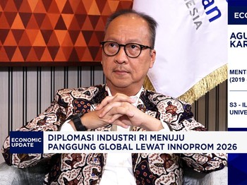 Menteri Perindustrian Agus Gumiwang dalam Economic Update 2026. (CNBC Indonesia)