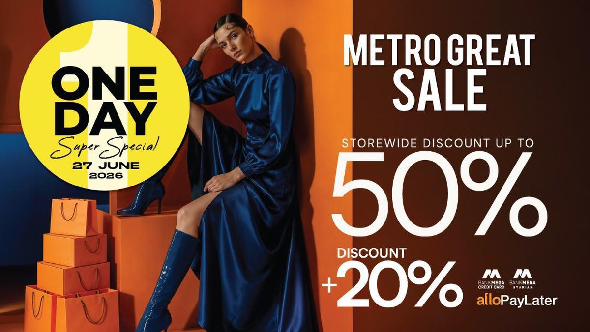 METRO Meriahkan Jakarta Great Sale 2026, Ada One Day Super Special