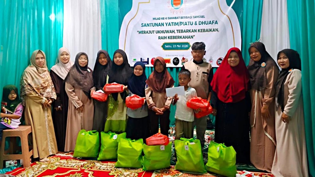 PT Pegadaian CPS Pondok Aren Gelar Santunan Yatim dan Dhuafa