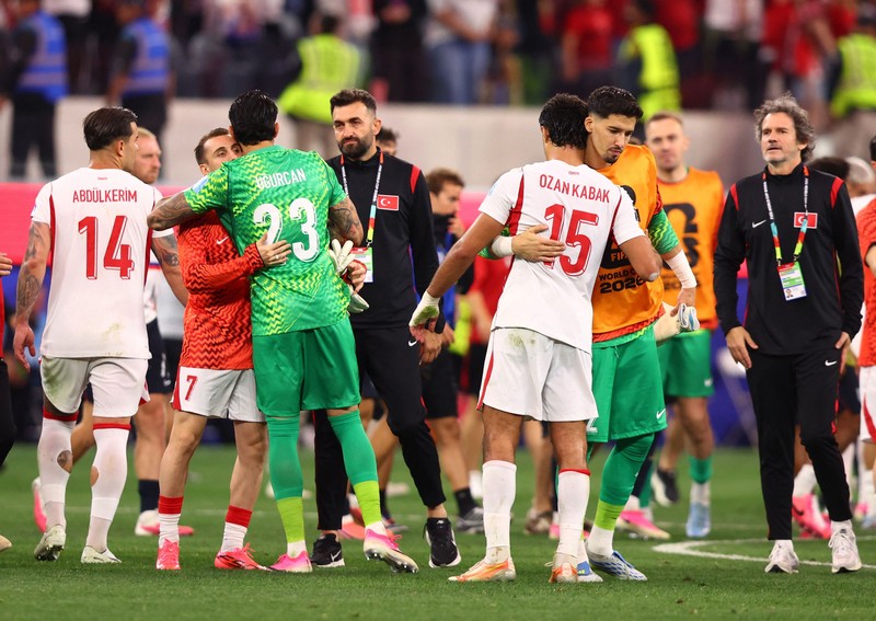 Pertandingan antara Amerika Serikat (AS) dan Turki di Stadion Los Angeles, Inglewood, California, AS, Jumat (26/6/2026) WIB. (IMAGN IMAGES via Reuters/JESSIE ALCHEH)
