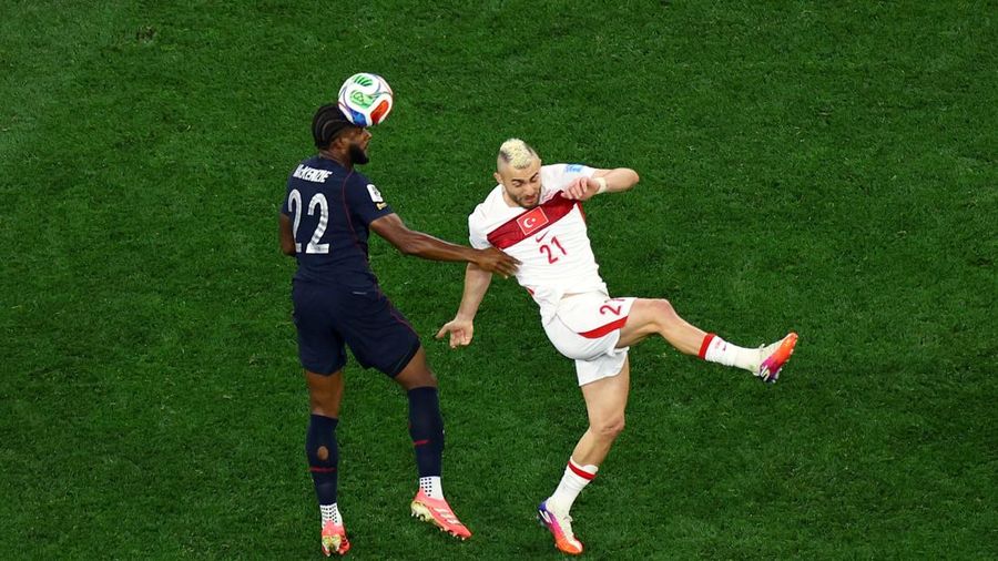 Pertandingan antara Amerika Serikat (AS) dan Turki di Stadion Los Angeles, Inglewood, California, AS, Jumat (26/6/2026) WIB. (REUTERS/DANIEL COLE)